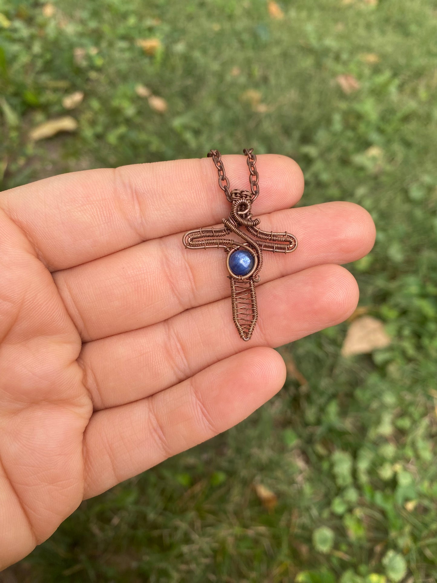 Blue Kyanite Dagger