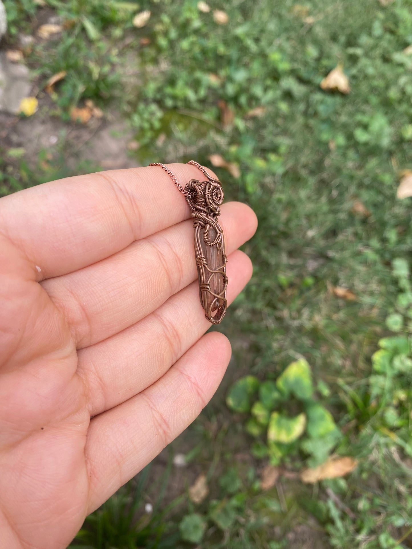 Amphibole Quartz in Copper