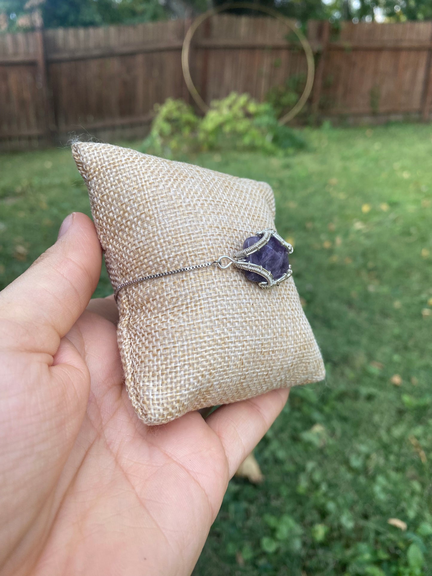 Amethyst Adjustable Bracelet
