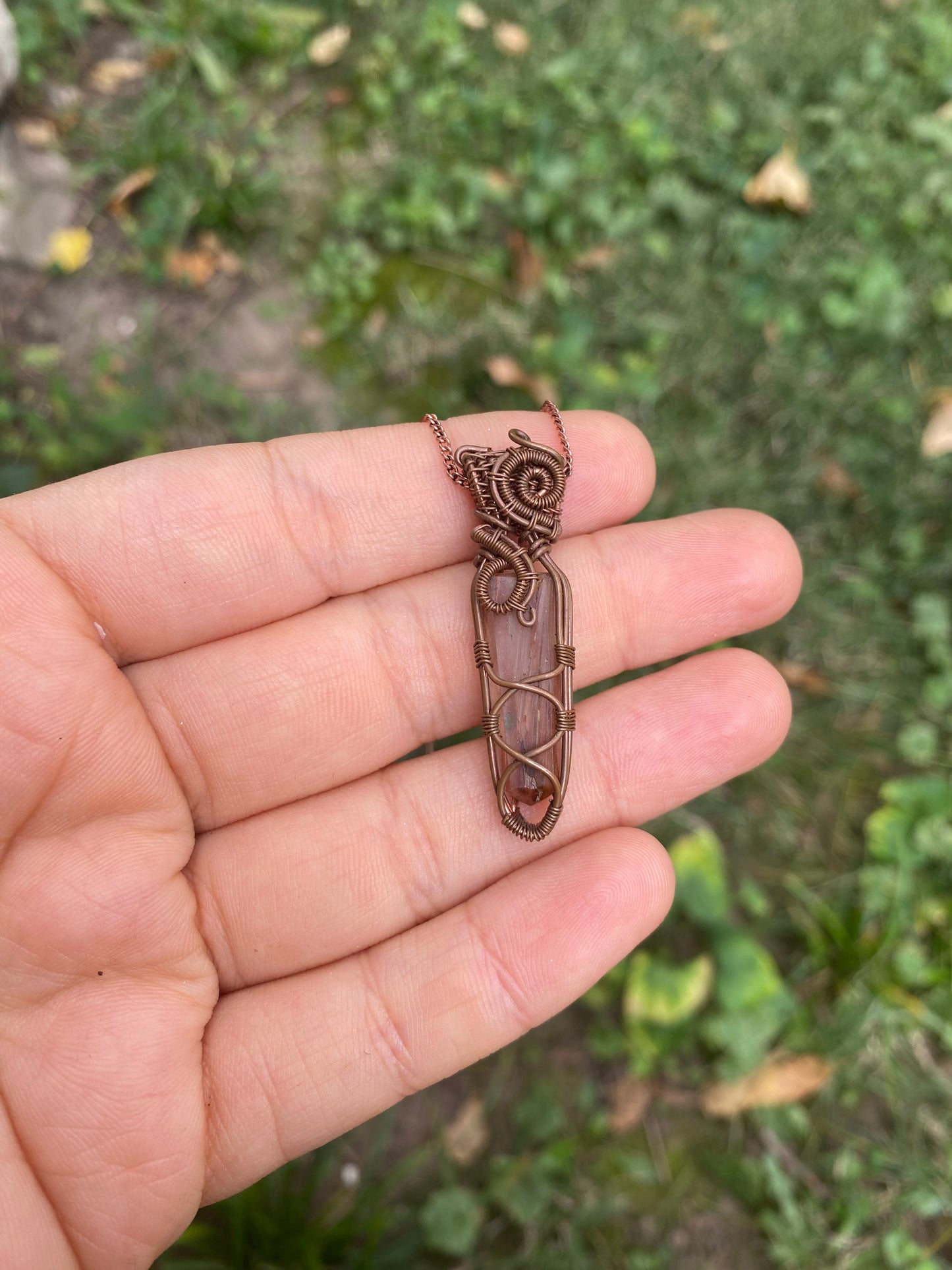 Amphibole Quartz in Copper