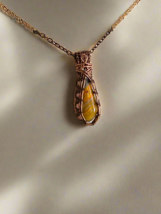 Bumblebee Jasper in Copper