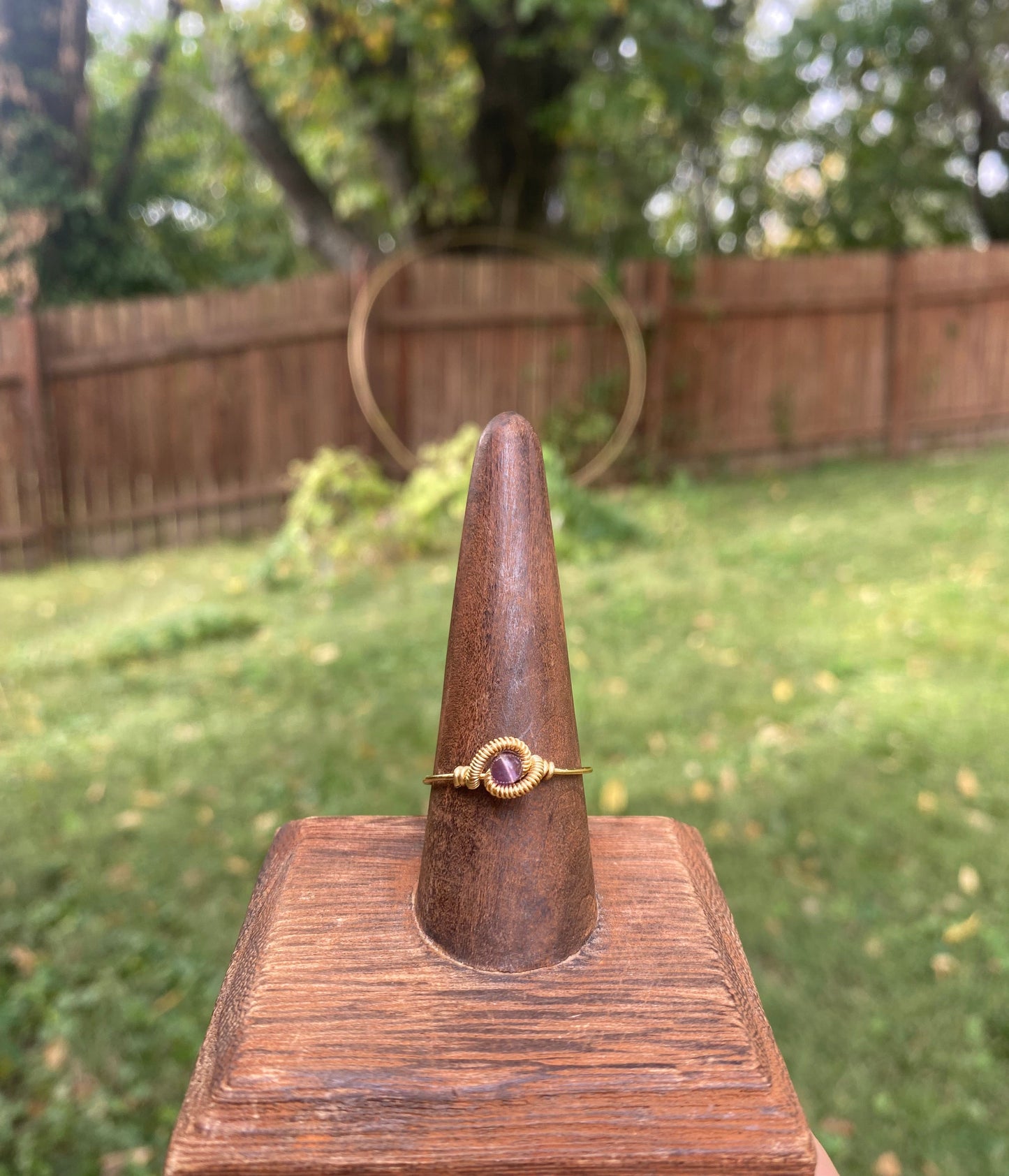 Simple Amethyst Ring Made to Order