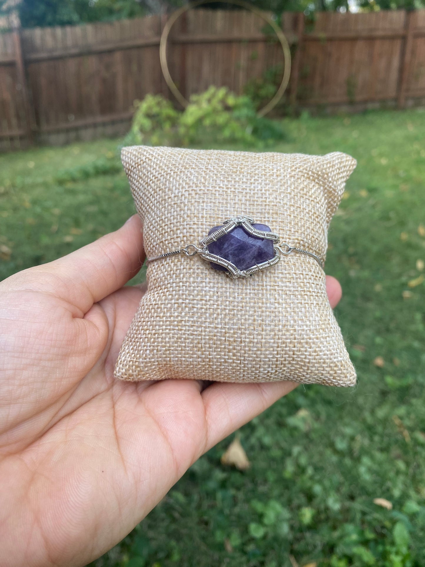 Amethyst Adjustable Bracelet