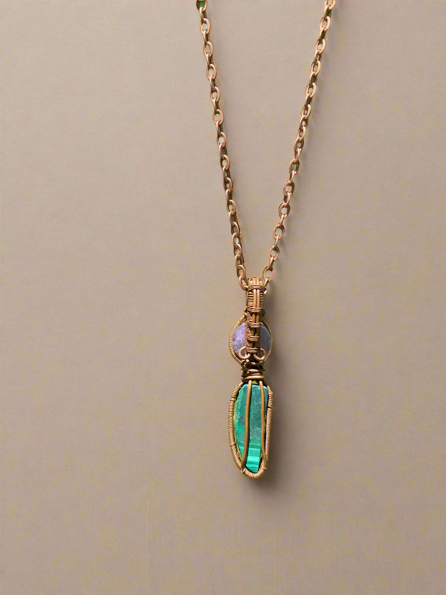 Amethyst and Malachite