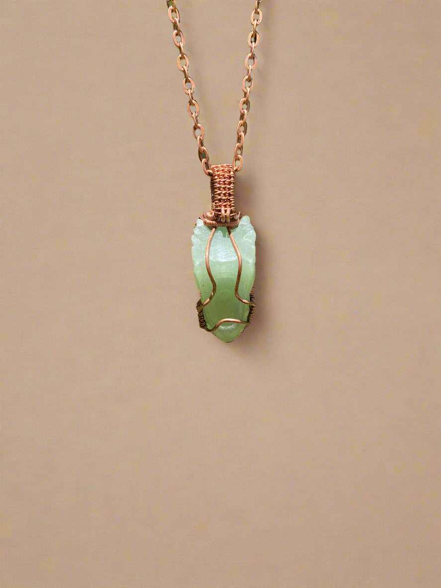 Dragon Rider Green Aventurine