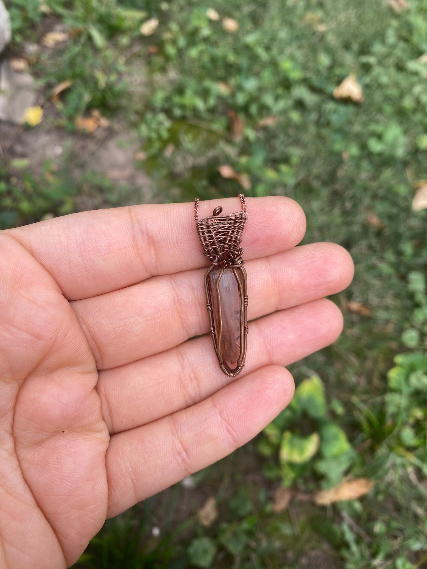 Amphibole Quartz in Copper