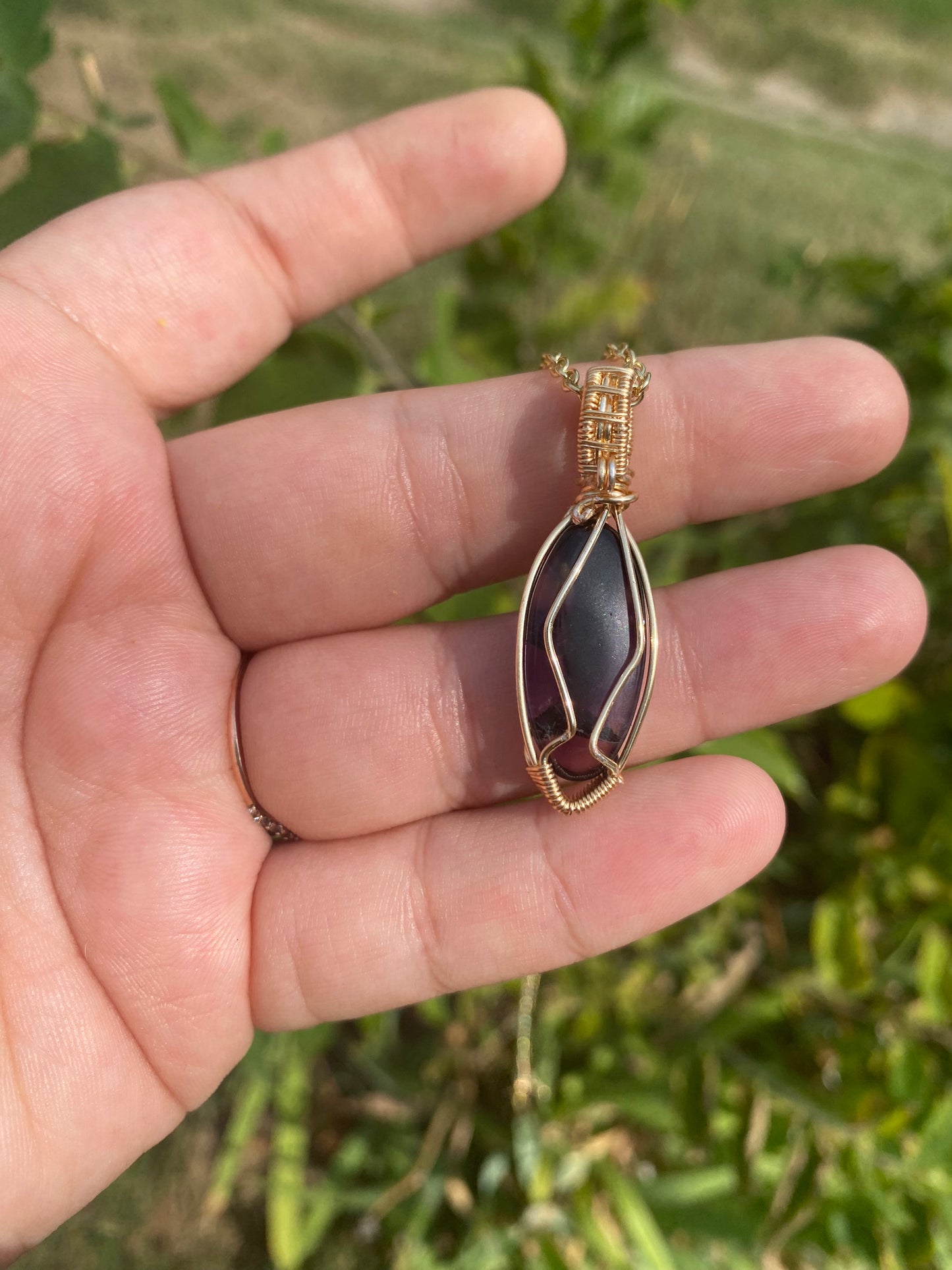 Amethyst Crystal Pendant: Embrace Tranquility