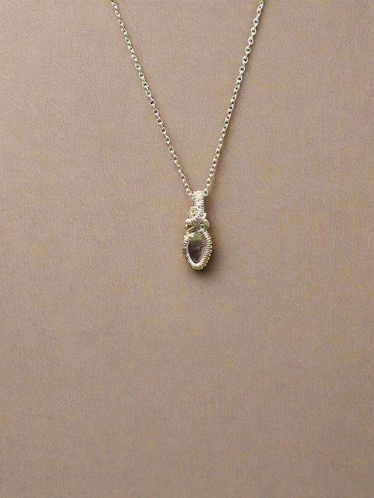 Amethyst Sterling Mini Pendant