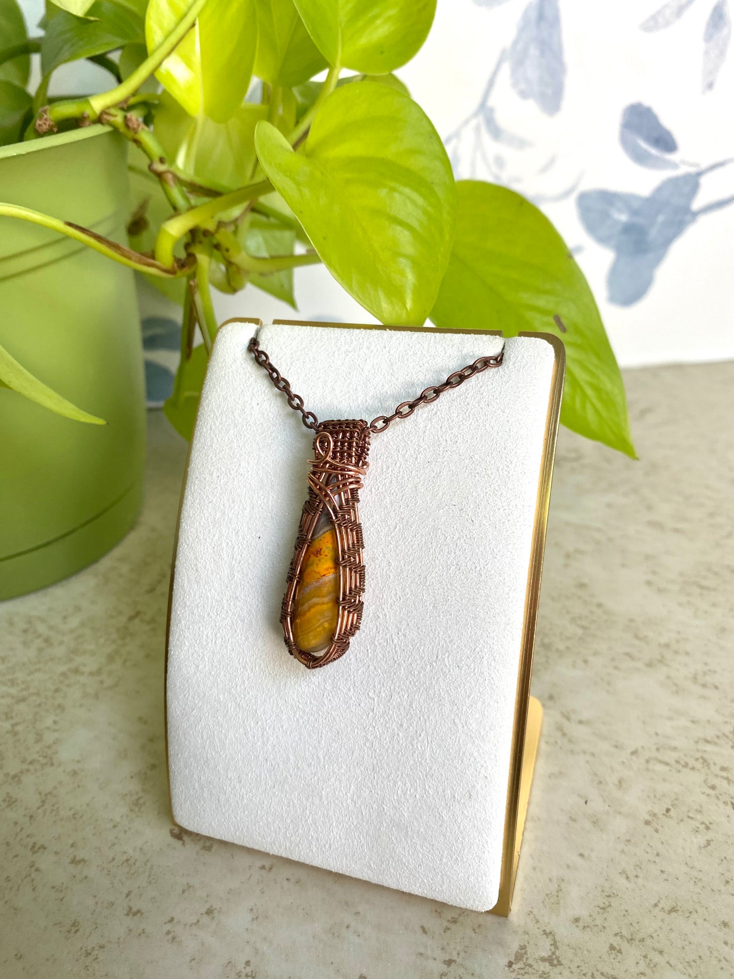 Bumblebee Jasper Pendant