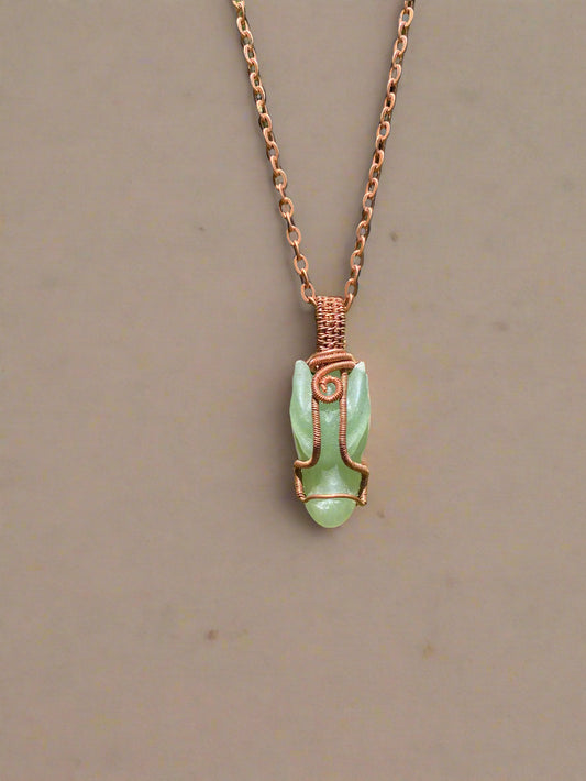 Dragon Rider Green Aventurine