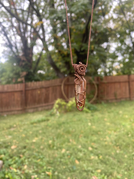 Amphibole Quartz in Copper