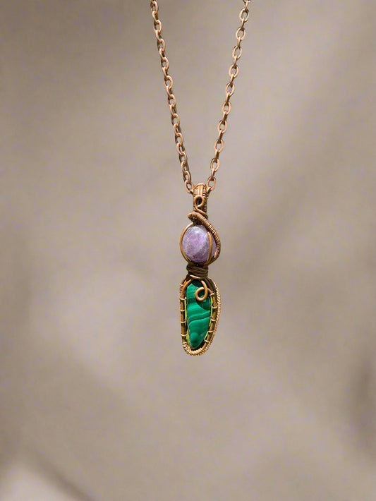 Amethyst and Malachite