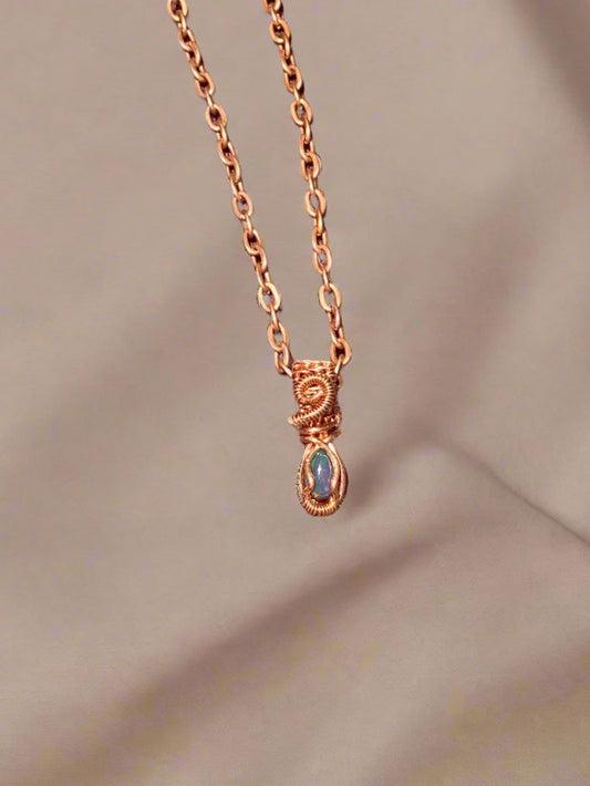 Black Opal Mini Pendant