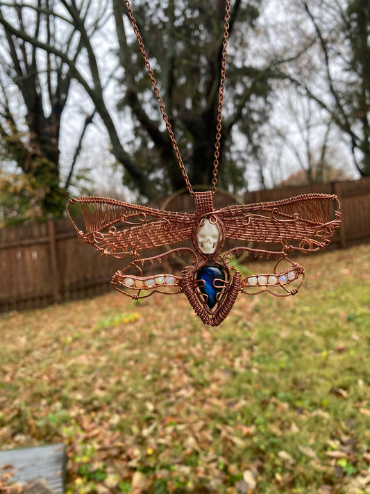Deadhead Hawk Moth Pendant