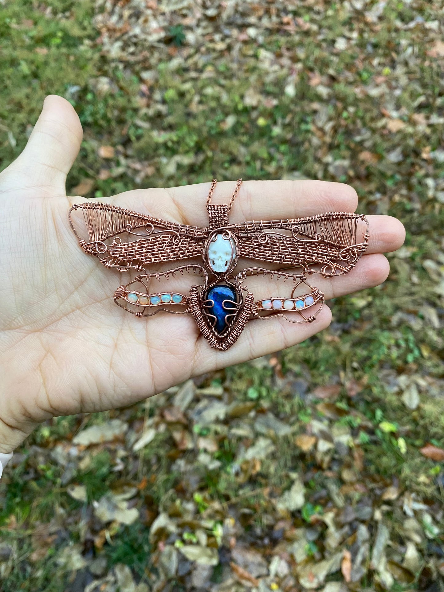 Deadhead Hawk Moth Pendant