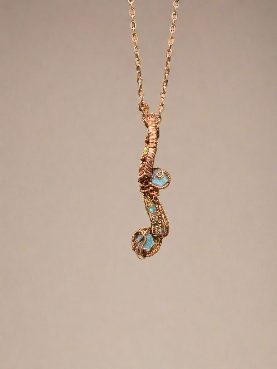 Ethiopian Opal, Moss Agate, and Labradorite