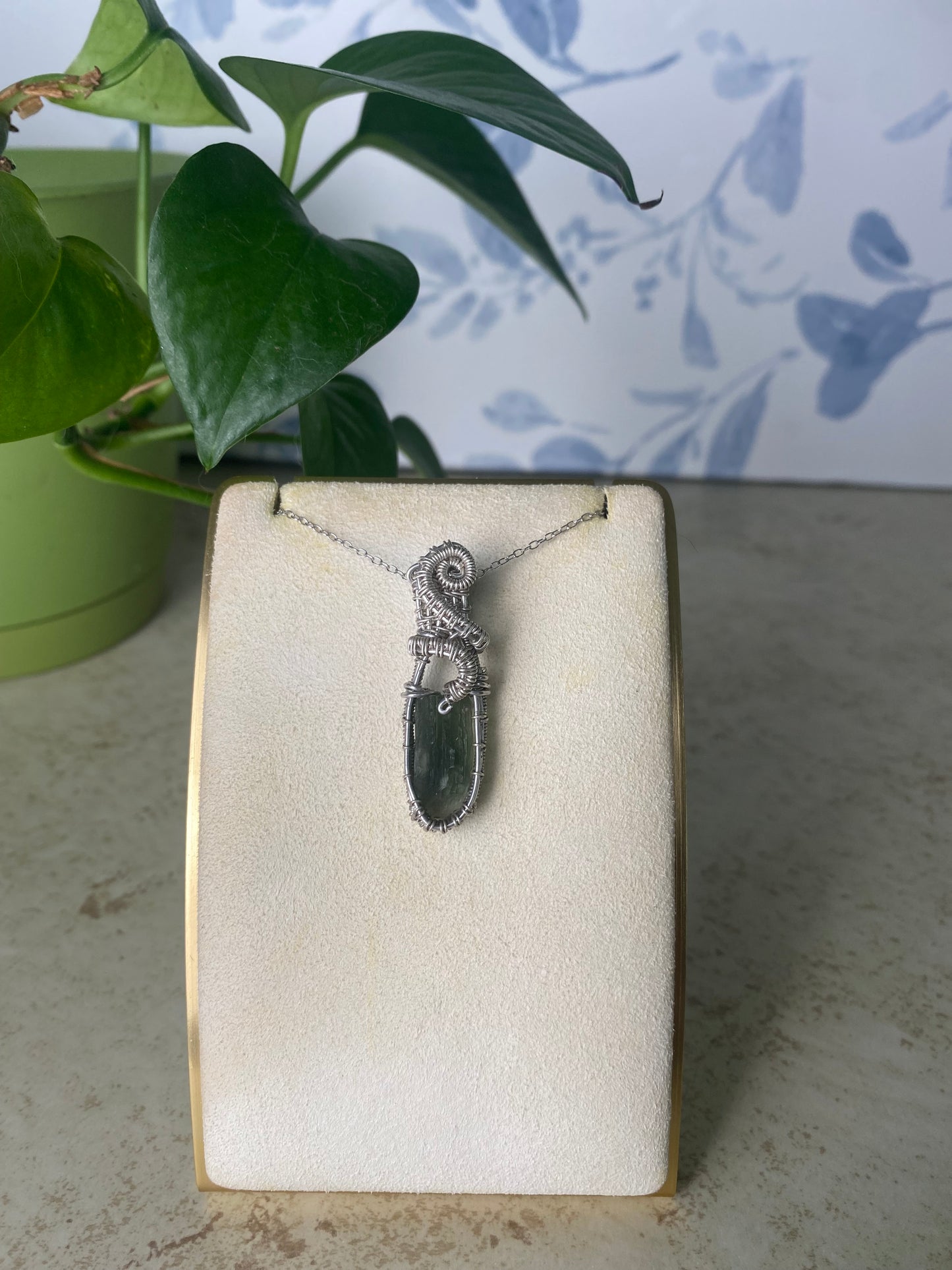 Moldavite in Sterling Silver