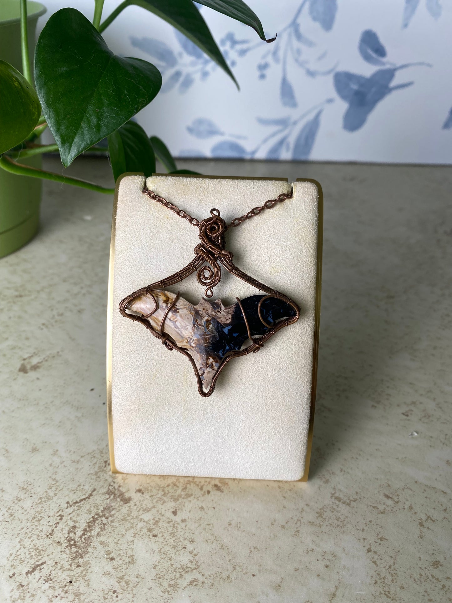 Palm Root Bat Pendant